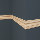 Unfinished Poplar 1629 Chair Rail 7'8"