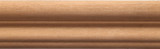 White Hardwood OML43A Chair Rail 7'8"