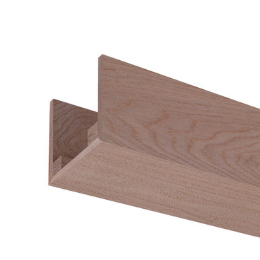 5X5 Unfinished Natural Red Oak Beam 92"