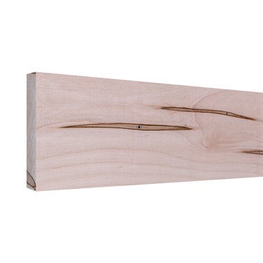 Unfinished Natural Ambrosia Maple 1/2X6 Board 2'