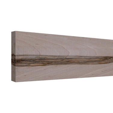 Unfinished Rustic Soft Maple 1/4X3 Board 4'