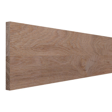 Unfinished Natural White Oak 1X8 Board 4'