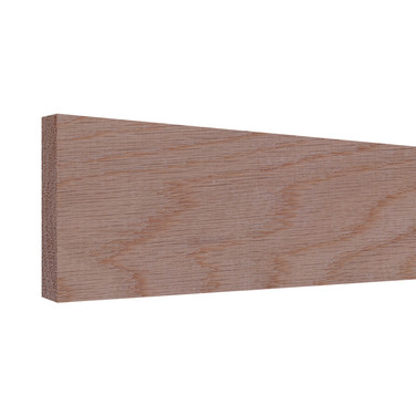 Unfinished Natural Red Oak 1/2X6 Board 2'