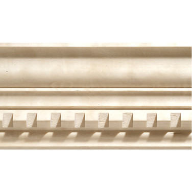 Unfinished Poplar 1704 Crown Moulding 7'8"