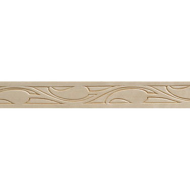 White Hardwood 265 Embossed Panel Trim 7'8"