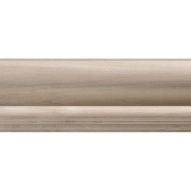 White Hardwood OML44 Chair Rail 7'8"