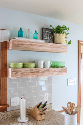 Floating Shelves: Perfect for Kitchens