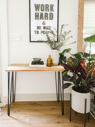 DIY Hairpin Leg Table