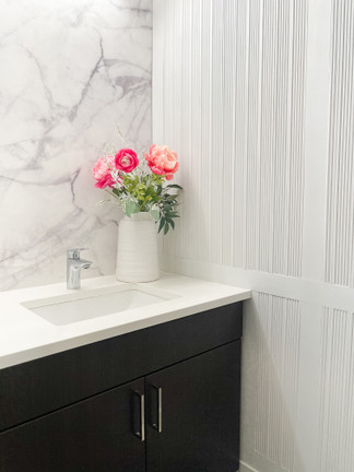 How To Create an Accent Wall from Reeded Moulding