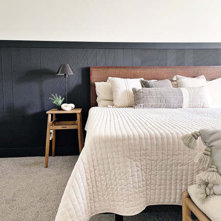 Create an Accent Wall with Narrow Reeded Sticks