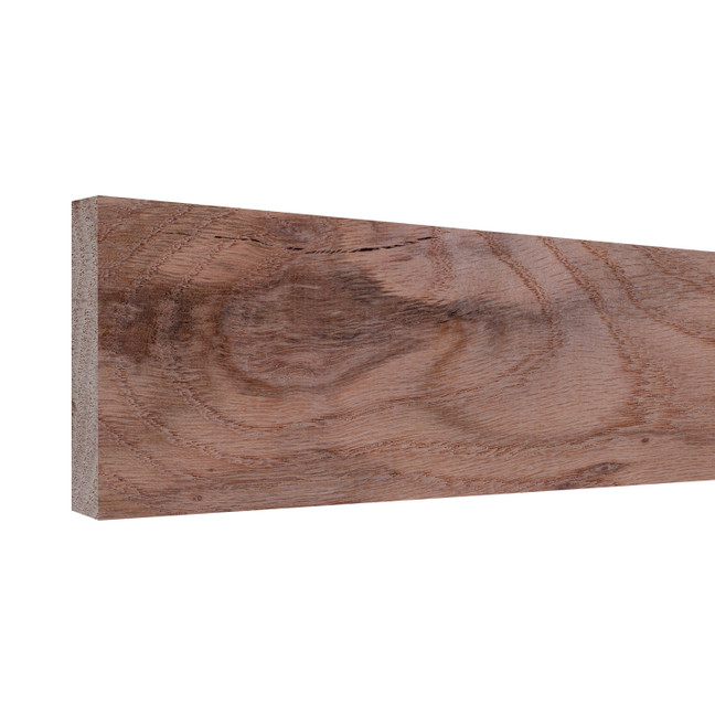 Unfinished Rustic Red Oak 1X4 Board 6'