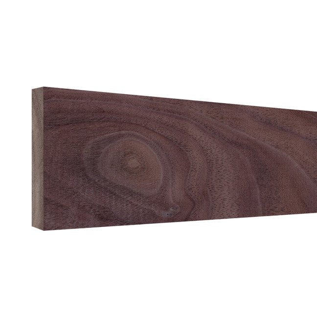 Unfinished Natural Walnut 1/4X4 Board 2'