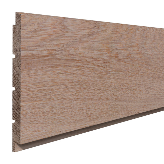 Natural Unfinished White Oak Shiplap 92"