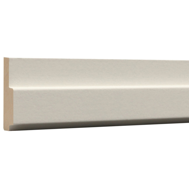 Primed Poplar Sawtooth Wall Panel Trim 7'8"