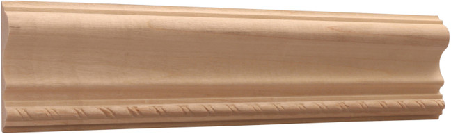 Unfinished Poplar 1629 Chair Rail 7'8"