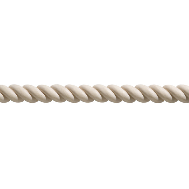 White Hardwood 2002/2 Rope Panel Trim 7'8"