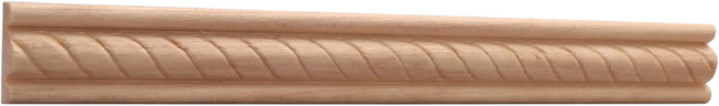 White Hardwood 1831 Hobby Trim 7'8"