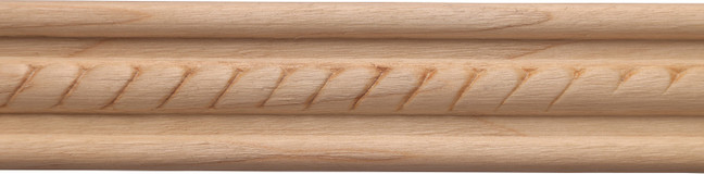 White Hardwood 311 Hobby Trim 7'8"