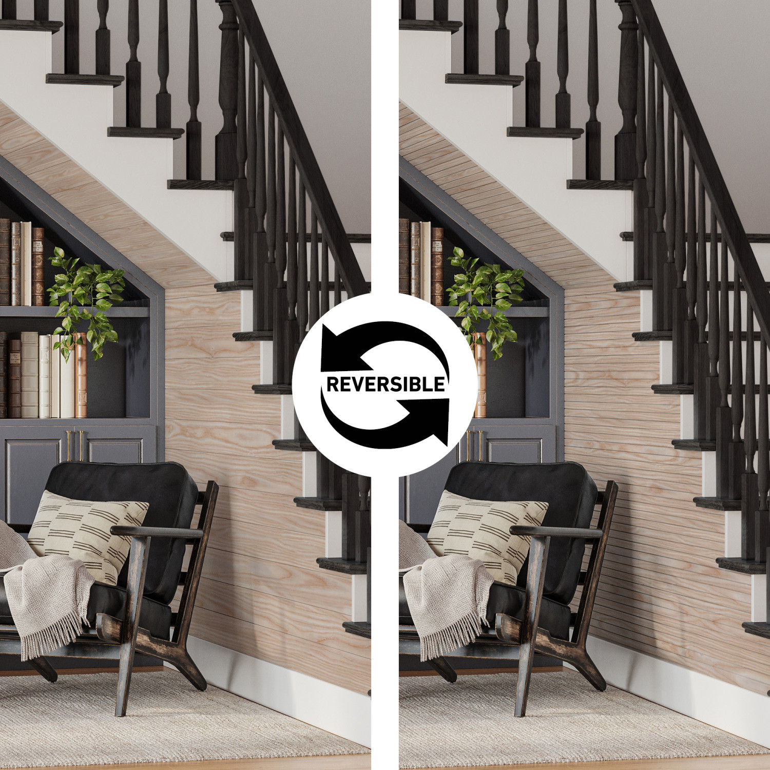 IDEA アイデア 337 Natural Unfinished Ash Shiplap 92