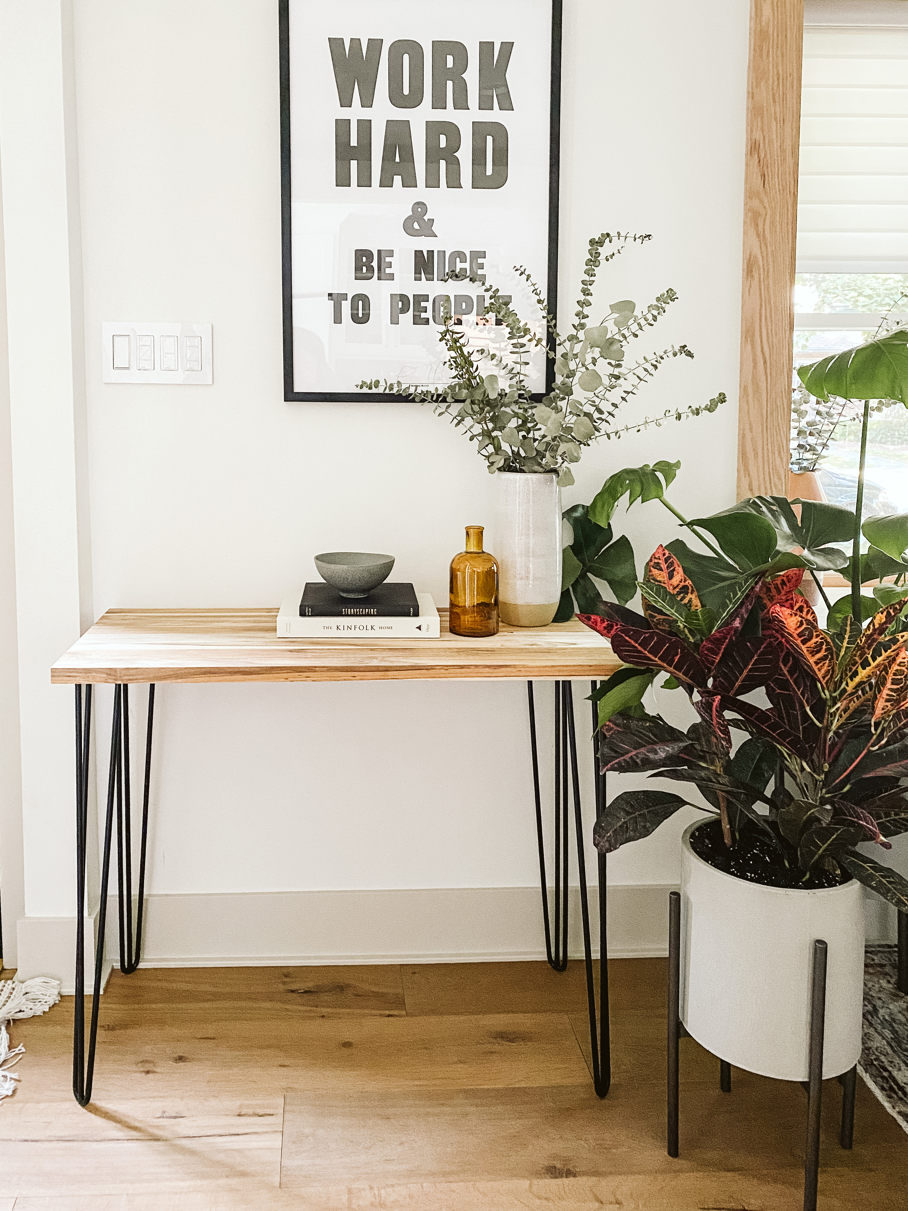 DIY Hairpin Leg Table