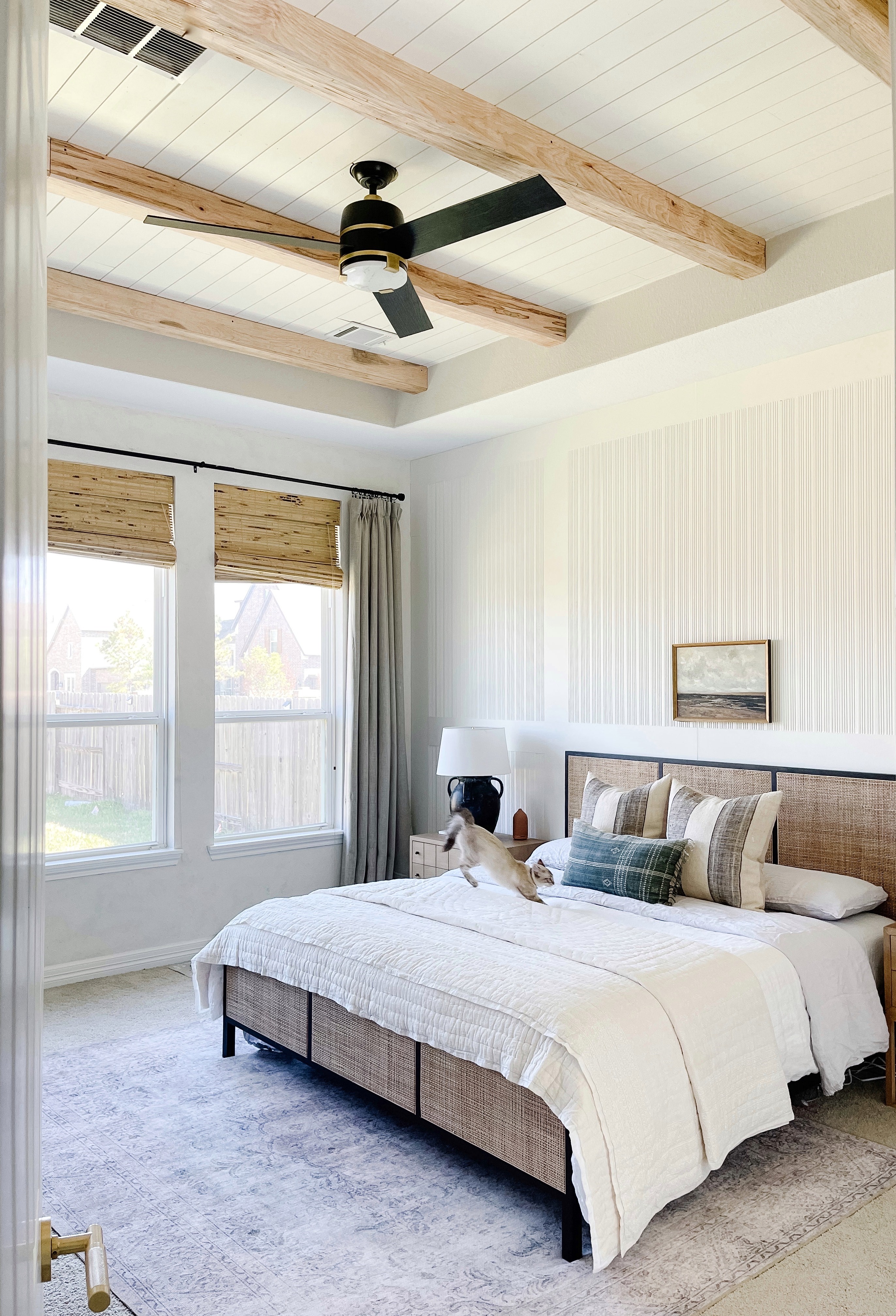How to Add Faux Beams to Any Ceiling
