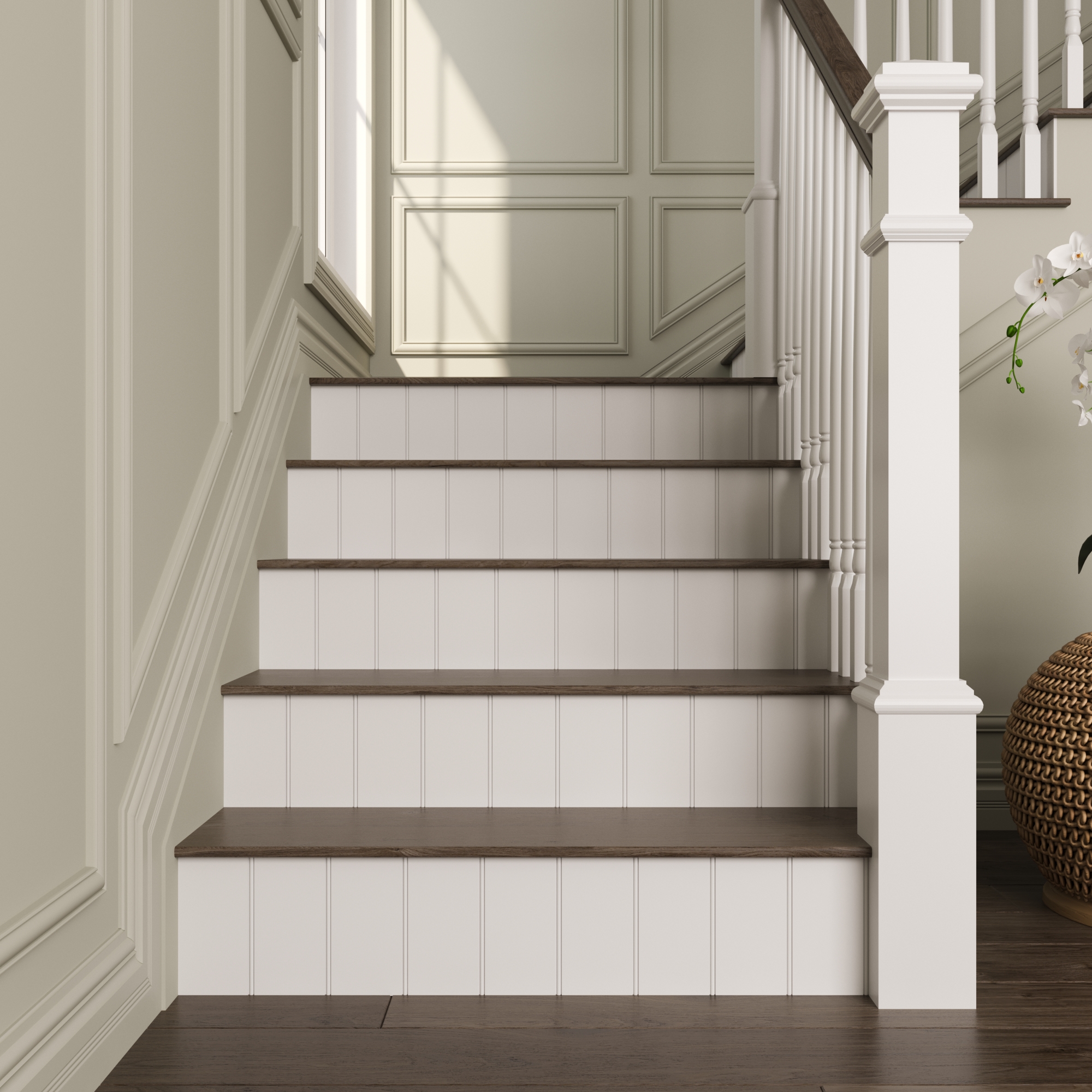 Reversible Stair Risers Ideal DIY Project - Ornamental Decorative Millwork