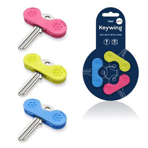 THE KEYWING KEY TURNER PACK OF 3 MULTI COLOUR