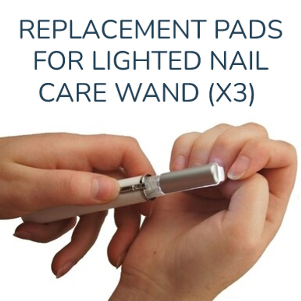 Replacement Pads Lighted Nail Care Wand