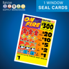 This thumbnail image on bingosupplywarehouse.com in the category called Seal Games shows the On Fire Seal Game Ticket Pull Tab