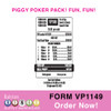 1$ Squeal or Deal Seal Card Game (Piggy Poker Variety Pack)