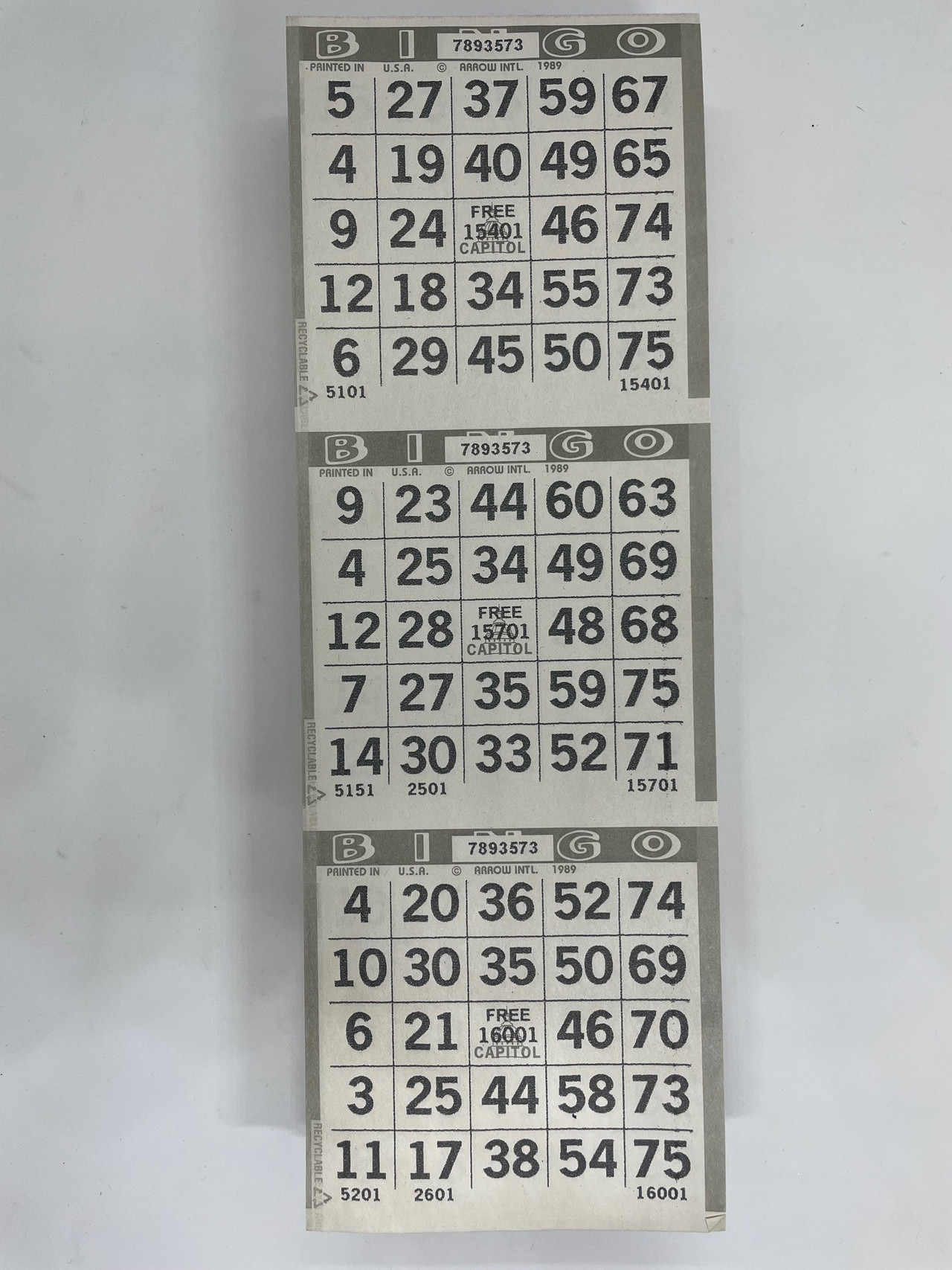 Bingo Paper Bingo Supply Warehouse