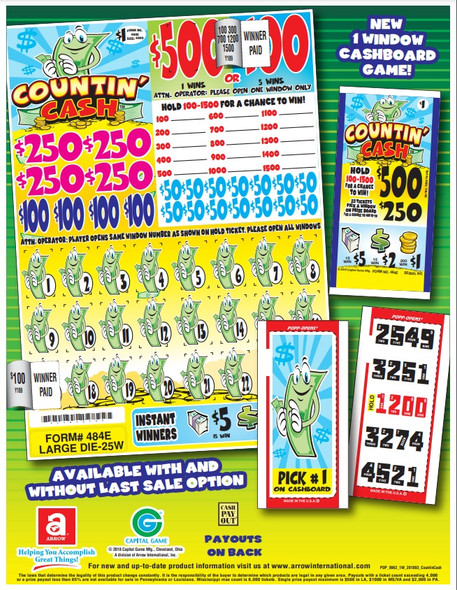 Countin Cash Cashboard Pull Tab