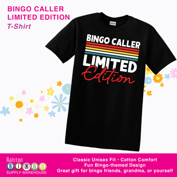 Bingo T-Shirt – Bingo Caller Limited Edition Black