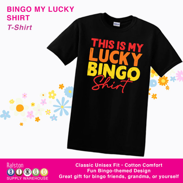 Bingo T-Shirt – My Lucky Bingo Shirt Black