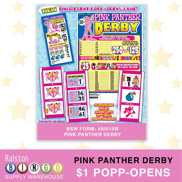 Bingo POPP-OPENS - Pink Panther Derby 