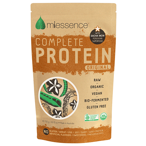 Miessence Certified Organics Complete, Raw, Vegan Protein Powder. 