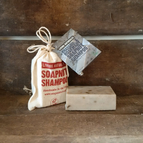 Living Naturally Organic Soapnut Rhassoul & Rosemary Hair Shampoo Bar