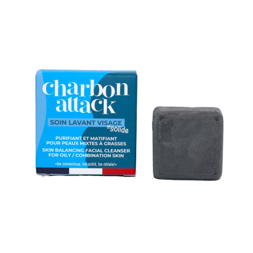 Lamazuna Carbon Solid Cleansing Bar for Combination/Oily Skin Lamazuna Carbon Solid Cleansing Bar for Combination/Oily Skin