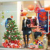 Christmas Stores Showcase Glass Removable Stickers Festival Wall Stickers Decoration, Size: 60 x 90cm