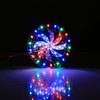58 LEDs SMD 2835 Motorcycle Modified Windmill Angel Eyes RGB Light Fire Wheel Light Styling Flash Atmosphere Lamp, Diameter: 10cm, DC 12V