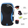 Multi-functional Sports Armband Waterproof Phone Bag for 5 Inch Screen Phone, Size: M(Red + Grey)