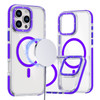 Dual-Color Clear Acrylic Hybrid TPU MagSafe Phone Case