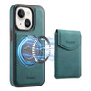 Denior D20 Skin Feel MagSafe Holder Detachable Card Slot Phone Case