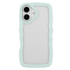 Candy Color Wave TPU Clear PC Phone Case