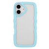 Candy Color Wave TPU Clear PC Phone Case