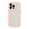 Candy Color Wave TPU Clear PC Phone Case