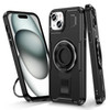 Ring Holder Carbon Fiber PC Hybrid TPU Phone Case