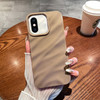 Solid Color Wave Texture TPU Phone Case