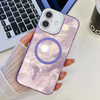 Plating Texture MagSafe TPU Phone Case with Glitter Lens Film