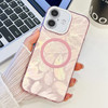 Plating Texture MagSafe TPU Phone Case with Glitter Lens Film